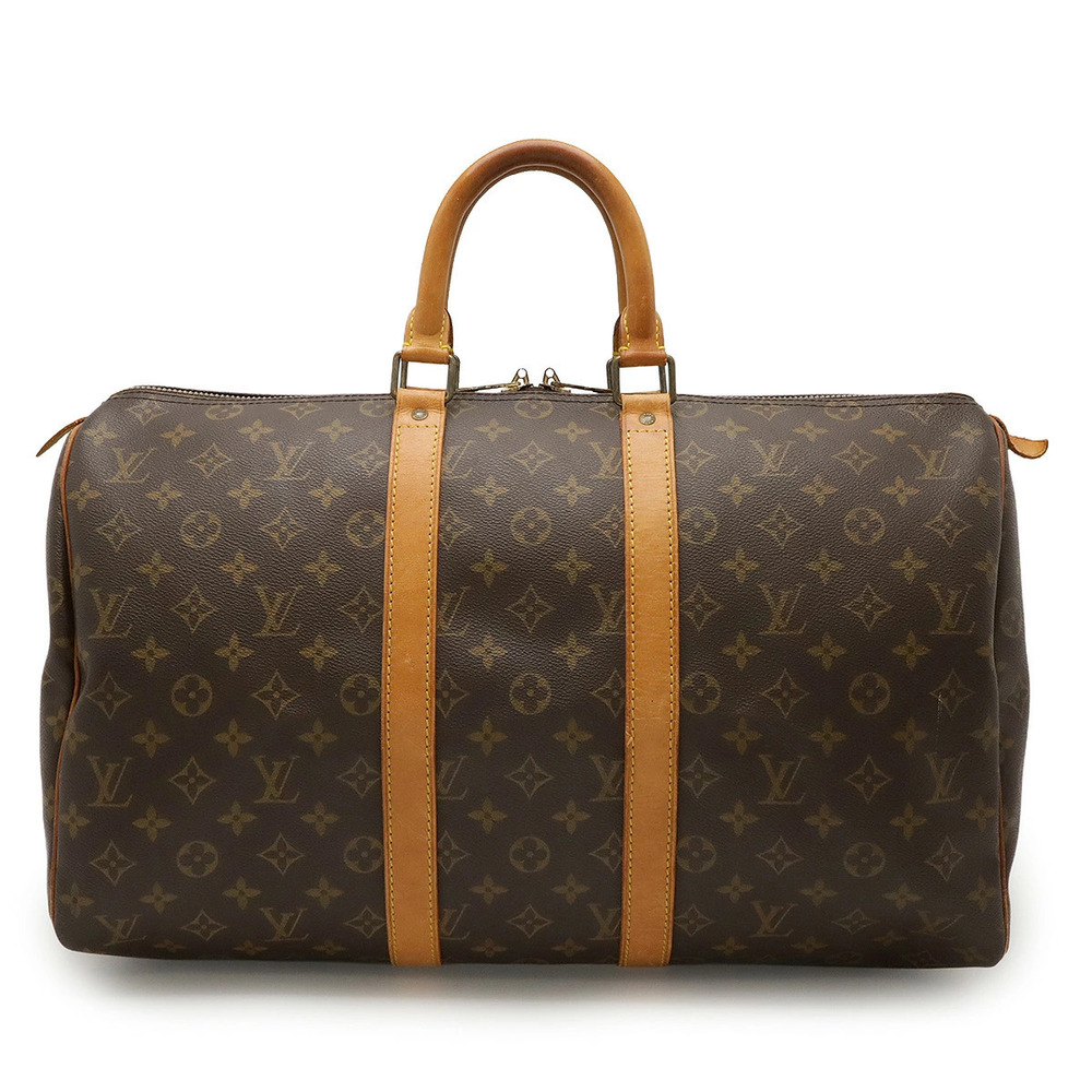 LOUIS VUITTON Monogram Keepall Boston Bag Handbag Travel